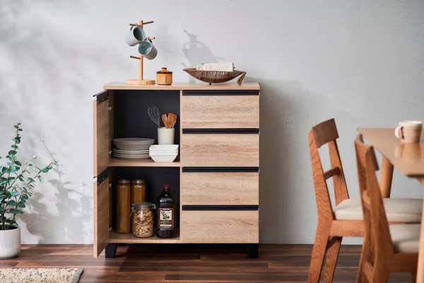 リビングキャビネット ライトナチュラル