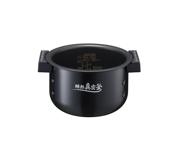 瞬熱真空釜 IHジャー炊飯器5.5合 ブラック