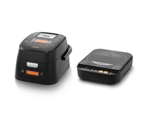 分離式量り炊きIHジャー炊飯器 3合 ブラック