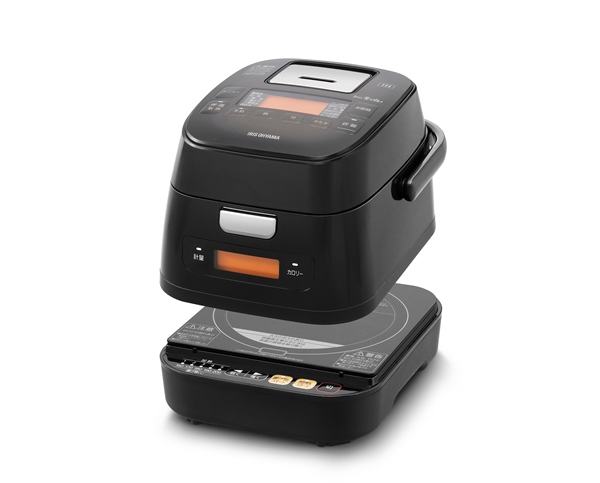 分離式量り炊きIHジャー炊飯器 3合 ブラック