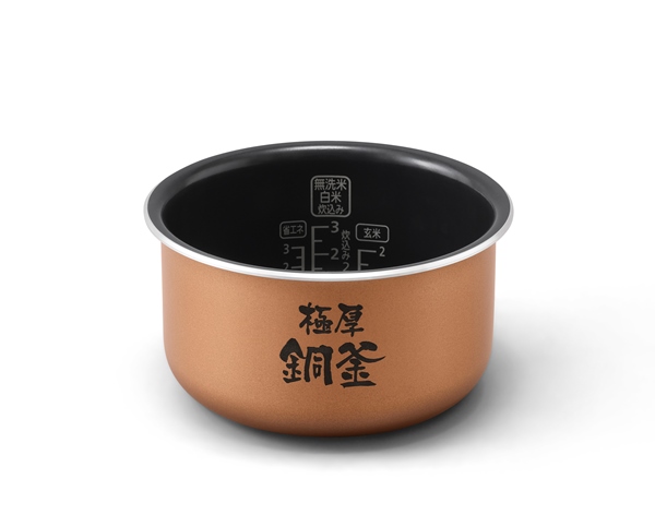 分離式量り炊きIHジャー炊飯器 3合 ブラック