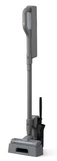 充電式紙パックスティッククリーナー グレー