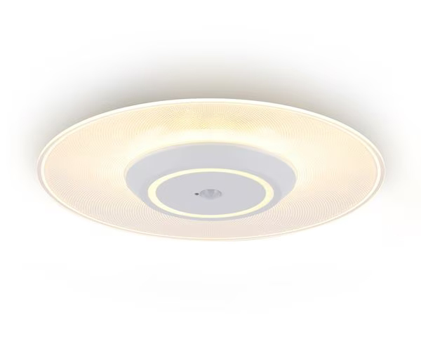 LED小型シーリングライト パネルライト 人感センサー付き 電球色