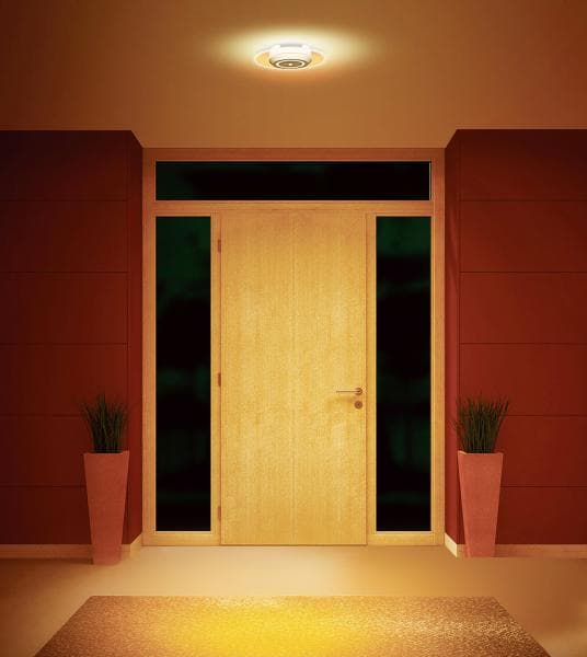 小型シーリングライト 導光板 750lm 人感センサー付 電球色