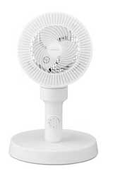 サーキュレーター扇風機 ACスタンドファン メカ式 ホワイト