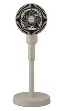 サーキュレーター扇風機 ACスタンドファン マイコン式 ベージュ