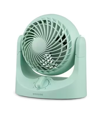 卓上扇 マカロンmini 固定式 グリーン