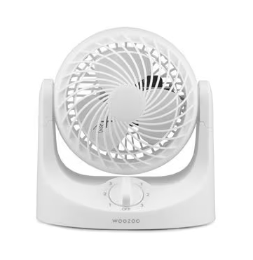 卓上扇 マカロンmini 固定式 ホワイト