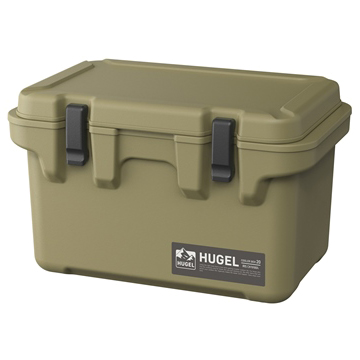 HUGEL クーラーボックス 20L カーキ