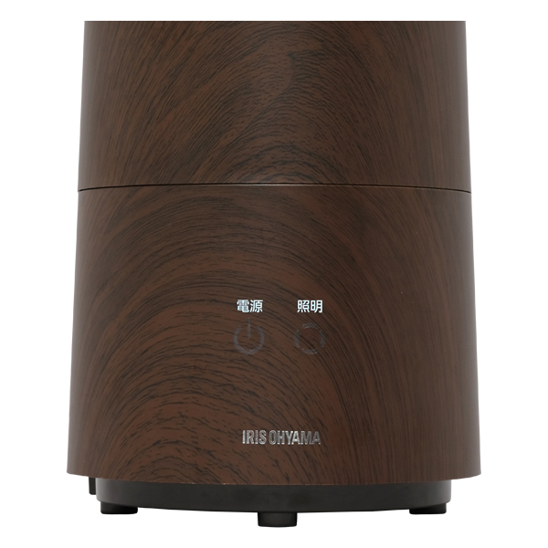 超音波式加湿器 樽型 木目調