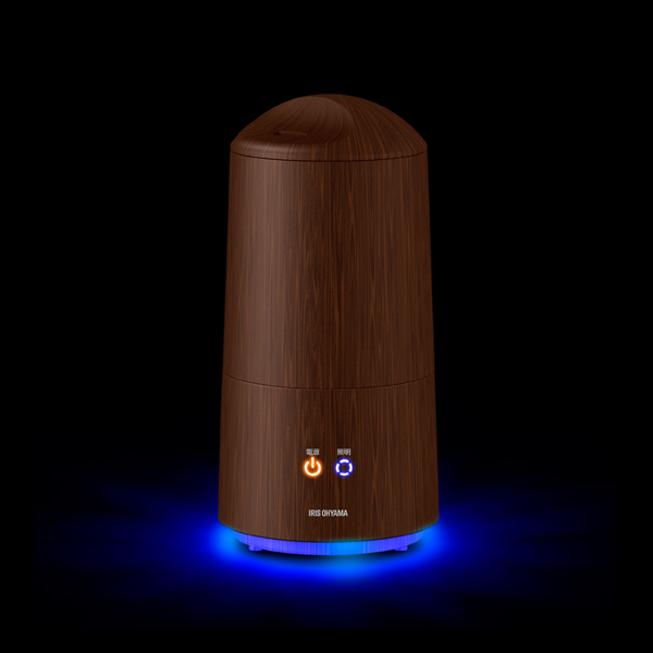 超音波式加湿器 樽型 木目調