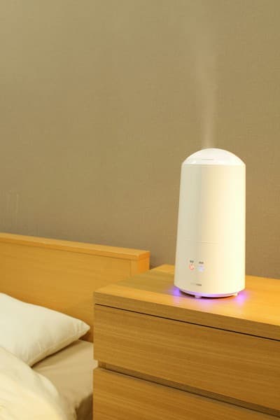 超音波式加湿器 樽型 ホワイト