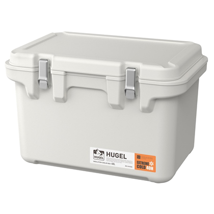 HUGEL 真空断熱クーラーボックス 40L ホワイトアッシュ