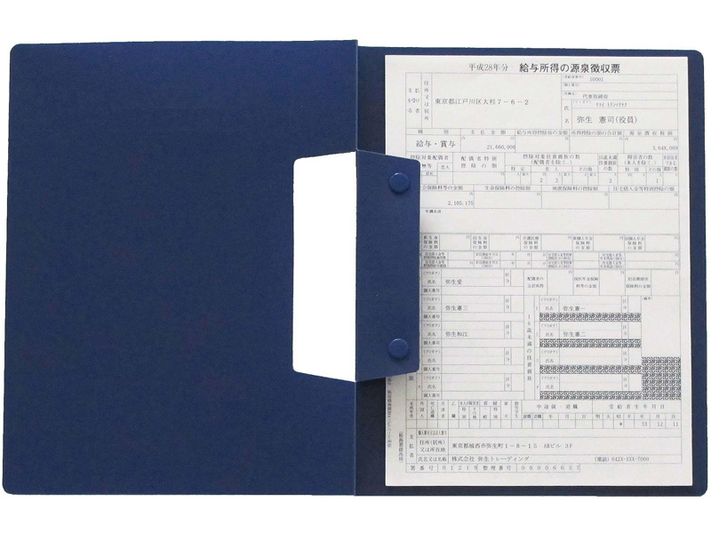 源泉徴収票専用バインダー（100）