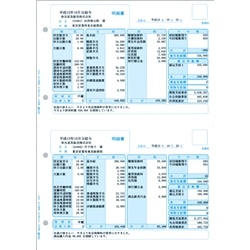 給与明細書ページプリンタ・インクジェットプリンタ兼用用紙(単票用紙)