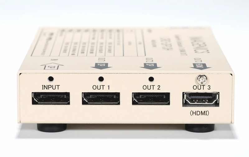 DisplayPort1入力3分配器（EDID、HDMIコンバート）