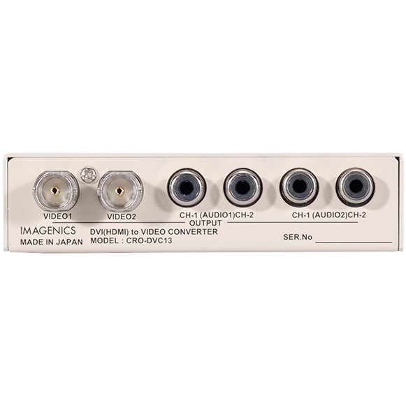 DVI(HDMI)入力アナログコンポジットビデオコンバーター