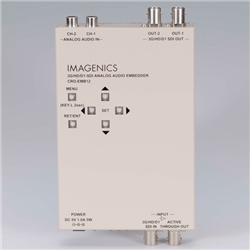 3G/HD/D1-SDI アナログオーディオエンベダー