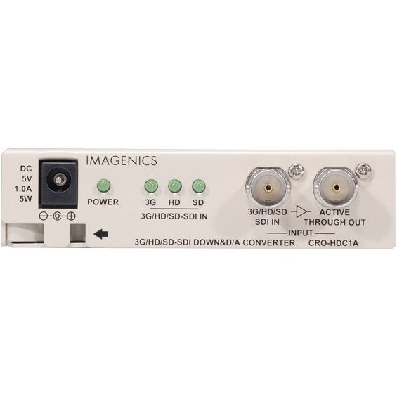 3G/HD/SD-SDI ダウン & D/Aコンバータ