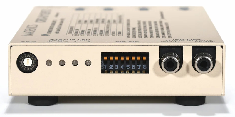 4K映像対応HDMI信号同軸延長器・送信器(HDMI分配出力付き)