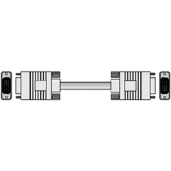 PC/AT互換機用CRTケーブル 両端ミニD-sub15ピン(オス) 12m