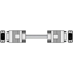PC/AT互換機用CRTケーブル 両端ミニD-sub15ピン(オス) 30m