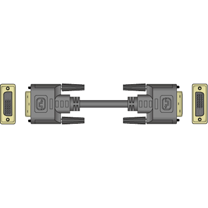 デジタルRGB（DVI規格）用ケーブル 両端DVI-Dコネクタ（オス） 0.5m