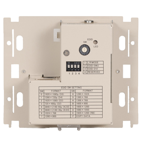 HDMI CAT5e/6 送信器(壁プレート型)