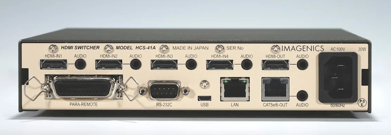 4入力1出力2分配スイッチャー(HDMI2.0対応、HDCP2.2対応)