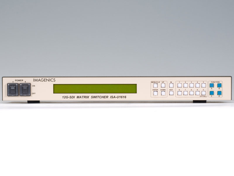 4入力4出力12G-SDIマトリックススイッチャー
