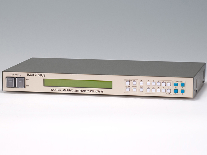 4入力8出力12G-SDIマトリックススイッチャー