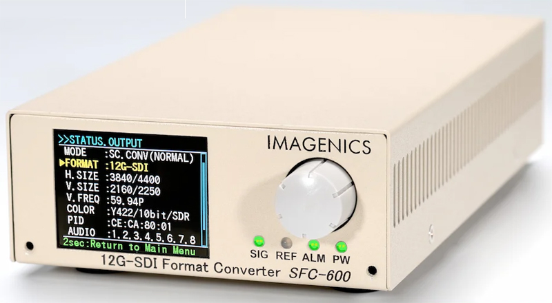 12G/6G/3G/HD-SDIフォーマットコンバーター