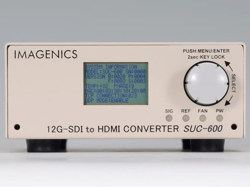 HD/3G/6G/12G-SDI to HDMI スキャンコンバーター