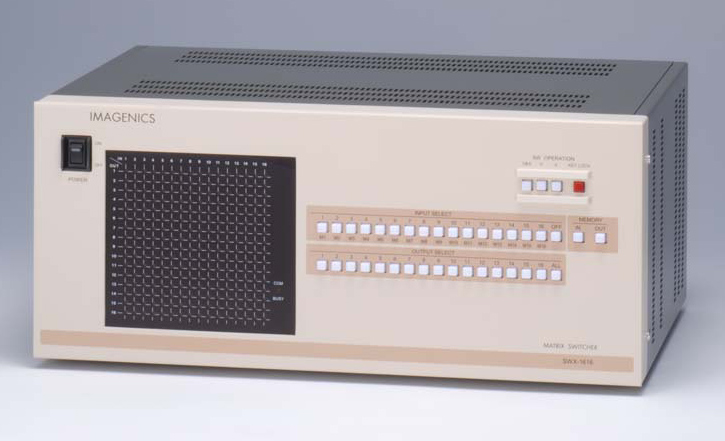 16入力16出力映像マトリックススイッチャー