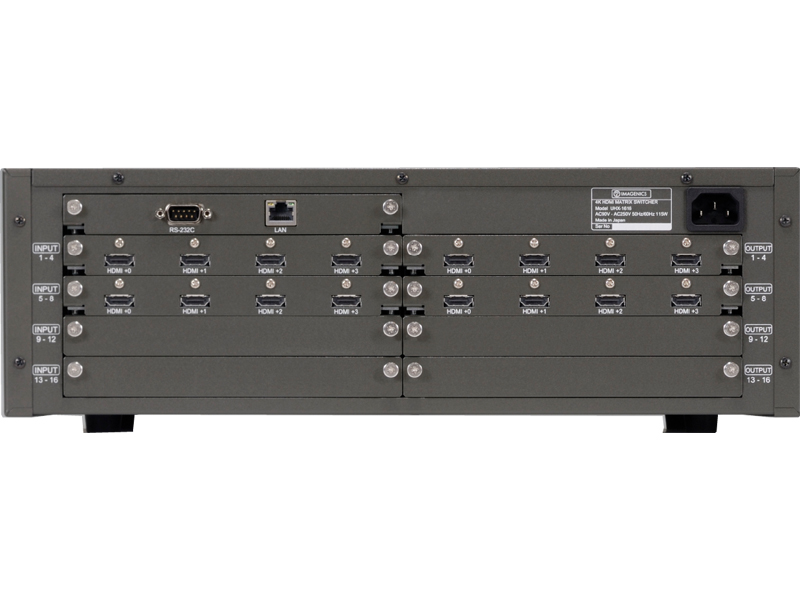 4K HDMI対応8入力8出力マトリックススイッチャー