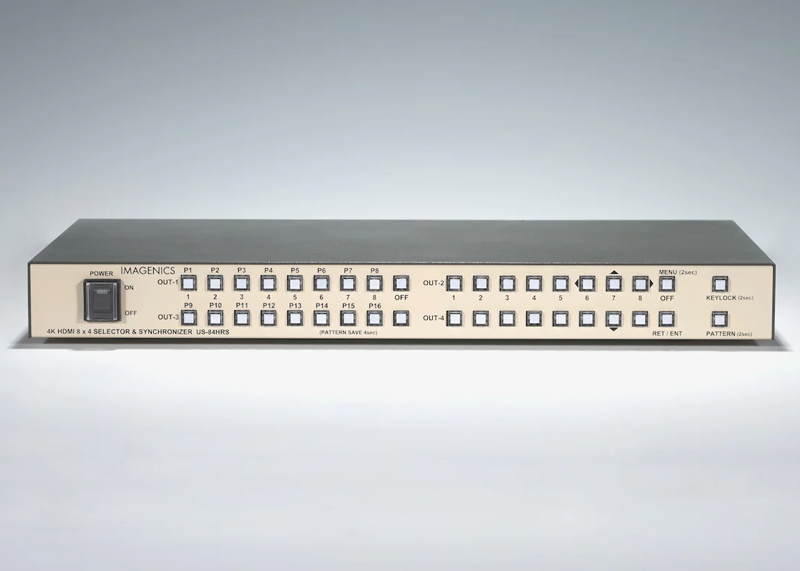 4K 8x4 HDMI SELECTOR & SYNCHRONIZER