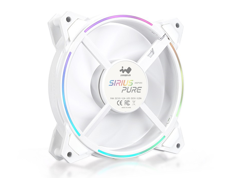 Sirius Pure ASP120 120mmケースファンのホワイトモデル！1個パック