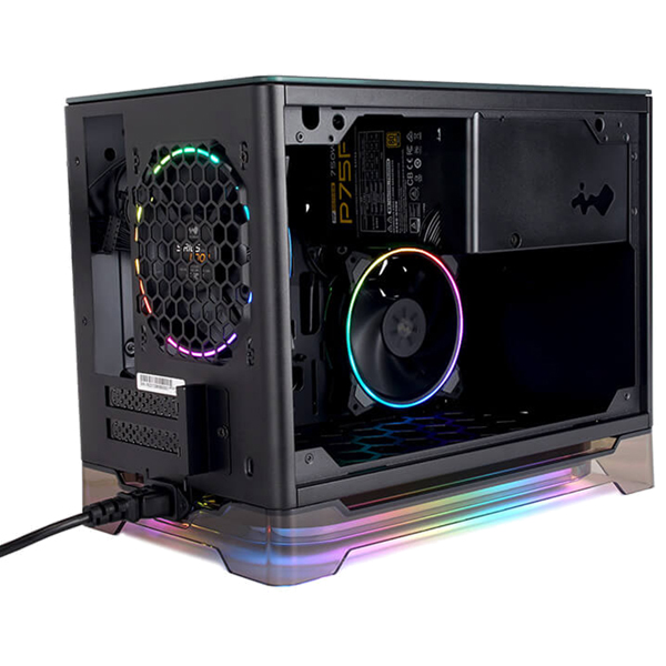 キューブ型ケース 黒色モデル 750WGOLD電源搭載