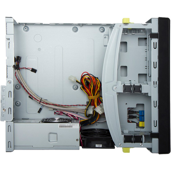 300W 80PLUS BRONZE電源搭載 MicroATX＆ITX用 スリムタワーケース ホワイトカラーモデル