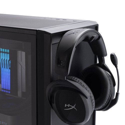 D5/ミドルタワーケース/背面コネクタMB対応/縦横両挿し対応可能なPCIeスロット/メッシュフロント&トップパネル/格納式ヘッドホンハンガー/クイックリリースサイドパネル