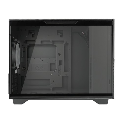 F3 Black/ミニタワー/ブラック/背面コネクタマザーボード対応/フロントパネル右部に強化ガラス採用/Neptune AN120ファン1基付属/240mmラジエーター対応