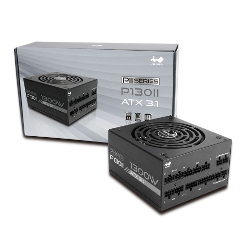 P130II(正式型番：IW-PS-PII1300W)/80PLUS Platinum取得1300W電源/ATX 3.1準拠/PCI-E 12V-2x6 コネクター2基搭載/フルモジュラー/10年保証