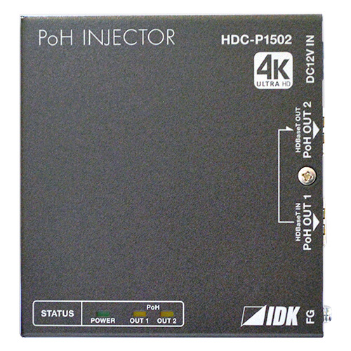 4K対応PoHインジェクタ
