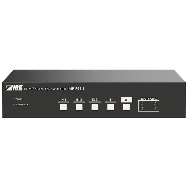 4入力1出力 4K@60対応 HDMIシームレススイッチャー