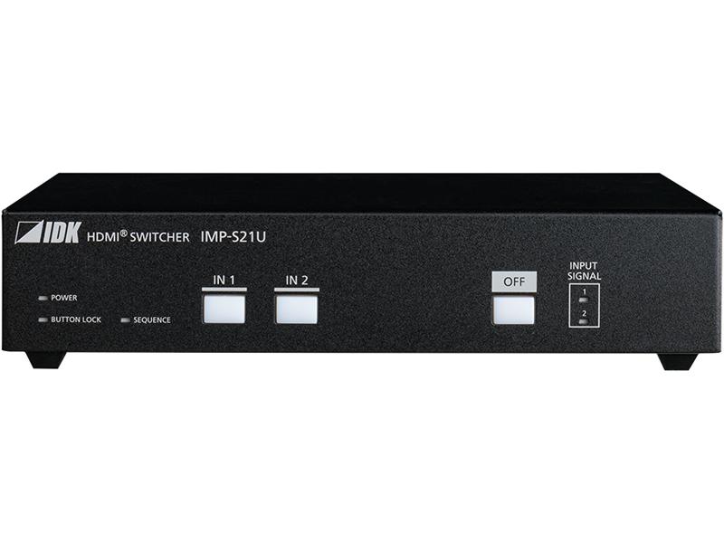 2入力1出力 4K60Hz対応 HDMI切替器