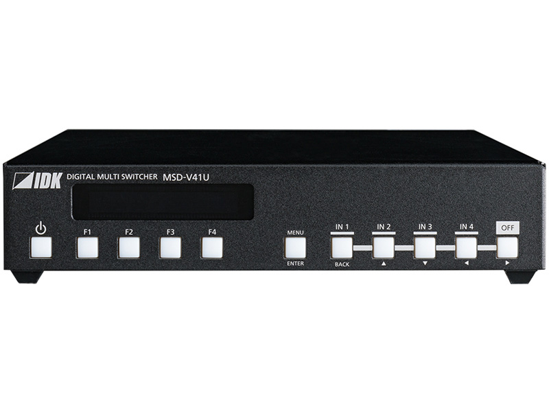 4入力1出力 4K@60対応 デジタルマルチスイッチャー SDVoE出力モデル