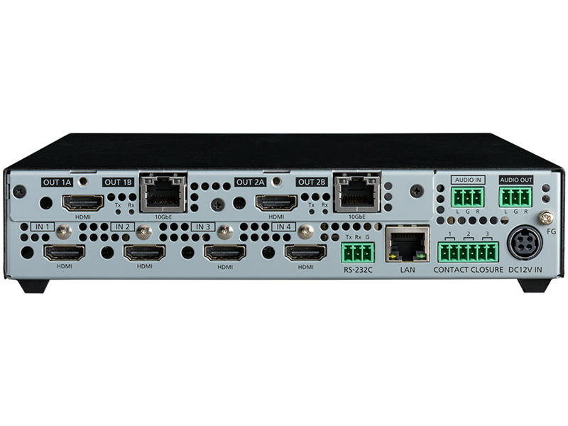 4入力2出力 4K@60対応 デジタルマルチスイッチャー SDVoE出力モデル