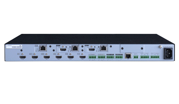 6入力2出力 4K60対応 デジタルマルチスイッチャー SDVoE出力 CATモデル