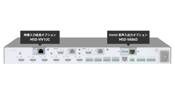 6入力2出力 4K60対応 デジタルマルチスイッチャー SDVoE出力 CATモデル