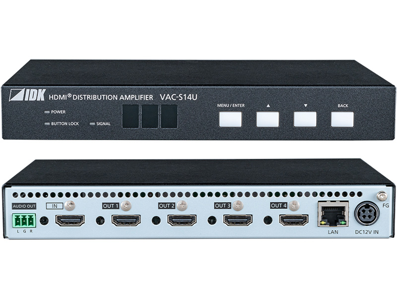 4K60対応 1入力4出力 HDMI分配器